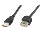 ASSMANN USB pika&uuml;hendusega kaabel 1,8m must