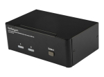 StarTech.com Dual Monitor DisplayPort KVM Switch with USB 2.0 Hub and Audio
