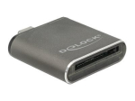 DeLOCK USB Type-C SDHC/SDXC UHS-II/MMC &Uuml;he Pesaga Kaardilugeja