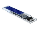 DeLOCK USB-C M.2 NVMe kaart v&auml;line salvestuspakett