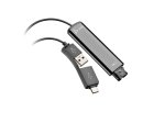 Poly DA75 USB-C kuni USB-A V&auml;line Adapter