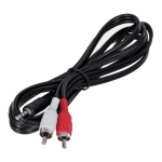 Gembird 1.5m 3.5mm/2xRCA M/M helikaabel must/punane/valge