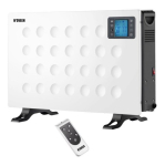 Noveen CH8000 LCD nutikas konvektor k&uuml;tteseadmed valge