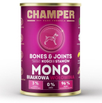 CHAMPER Luud & liigesed Monoproteiin veisega m&auml;rjakas koeratoit 400g