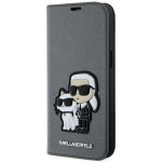 Karl Lagerfeld KLBKP14SSANKCPG Raamatu&uuml;mbris iPhone 14/15/13 6.1" jaoks / h&otilde;bedane