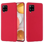 Mocco vedelik silikoon pehme tagumise kaitseklaasi Samsung Galaxy A42 5G punane