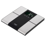 Adler Bathroom scale with analyzer AD 8165 Maximum weight (capacity) 225 kg Accuracy 100 g Body Mass Index (BMI) measuring Stainless steel/Black