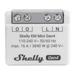Shelly EM Mini Gen4 WiFi/Matter energiameeter