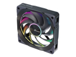 Seasonic MagFlow ARGB Ventilaator 1-komplekt Must 120 mm