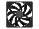 NZXT F Series F120Q Ventilator 1tk Komplekt Must 120 mm