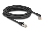 DeLOCK CAT 6a S/FTP 5m Patch Kaabel Must