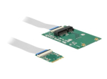 DeLOCK M.2 Key A E Mees kuni 1 x Mini PCIe Slot Sisemise Pikenemiskaabli