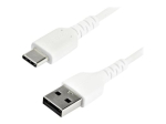 StarTech.com 2m USB A kuni USB C laadimiskaabel, vastupidav kiirlaadimine ja s&uuml;nkroonimine USB 2.0 kuni USB Type C andmekaabel, vastupidav TPE kest...
