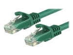 StarTech.com 1.5m CAT6 Kabel - Roheline Snagless CAT 6 Wire - 100W RJ45 UTP 650MHz Kategooria 6 V&otilde;rgukaabel UL/TIA (N6PATC150CMRD) CAT 6 Kaitstud