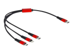 DeLOCK 3 in 1 Laadimine ainult Lightning kaabel 30cm