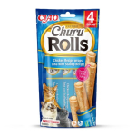 INABA Churu Rolls Chicken recipe wraps Tuna with scallop recipe - kassilemmikud - 4x10 g