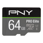 PNY PRO Elite 64 MicroSDXC UHS-I Class 10 kaart