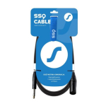 SSQ JSXM10 - XLR mees - Jack stereo 6,3 mm kaabel, 10 m