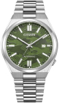 Citizen Tsuyosa Meeste Kell 40mm Roheline Camo Cirkkel Roostevaba Terase K&auml;rg