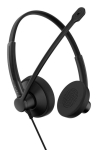 EPOS wired headphones/headset, headband, office/call center, USB Type-C/USB Type-A, black