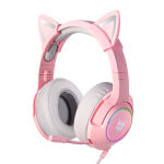 ONIKUMA K9 Roosa RGB m&auml;nguk&otilde;rvaklapid