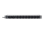 DIGITUS Power Distribution Unit 10-Outlet 16A 2m Black Silver