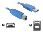 Delock USB-kaabel 1m