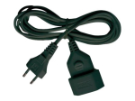brennenstuhl 2x0.75 pikendusjuhe voolu jaoks 3m must
