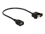 Delock USB Sugu Muutja Kaabel 25cm Must