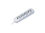 Bachmann SMART pistikupesa kast 4-pistikuline 16A valge 1,5m