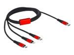 DeLOCK 3 in 1 Laadimine ainult Lightning kaabel 1m