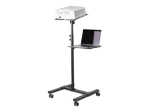 Startech mobiilne projektor ja s&uuml;learvuti alus/vaun, tugev kandev projektori alus (2 ventileeritud riiulit, mahutab kumbagi 22lb/10kg), k&otilde;rgusega r...