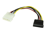 StarTech.com 4 Pin LP4 to SATA Power Kabel Adapter - 0.2m