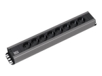 Bachmann IT PDU Basic voolujaotusseade 8-pin 16A must hall 2m
