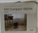 SALE OUT. Mill Heater CUS1800MECBA PTC ventilaator 1800 W Sobib ruumidele kuni 30 m&sup2; must KAHJUSTATUD PAKEND