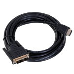 Gembird 3m HDMI/DVI M/M DVI-D videokaabel must