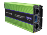QOLTEC 51943 puhas siinuslaine invertor Monolith / akuga laadija / UPS / 4000W / 2000W / 12V kuni 230V / LCD