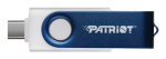 Patriot Xporter X550 128 USB Type-A / USB Type-C 3.2 Gen 1 flash drive, Blue, White