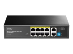 Cudy ruuter FS1010P V4.0 - 10 porti - 8x FE (10/100) - 2x Uplink FE - 8x PoE+