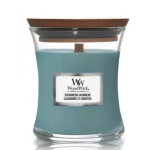Woodwick Evergreen Cashmere l&otilde;hnastatud k&uuml;&uuml;nal 275 g