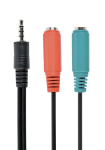 3.5MM 4-PIN TO/3.5MM S+MIC KABLU CCA-417 GEMBIRD