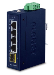 IP30 Compact size 4-Port 10/100/1000T + 1P 100/1000X