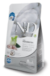 FARMINA N&D Sea Bass, Spirulina and Fennel Adult Mini - kuivatoit - 2 kg
