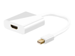 Goobay 10cm Video Adapter - Valge