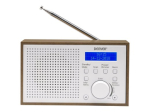 DENVER DAB-46 DAB Portatiivne Raadio Pruun Valge