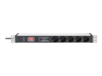DIGITUS Power Distribution Unit 5-Outlet 16A 2m Black Silver