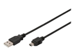 DIGITUS USB-kaabel 1,8m must
