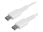 StarTech.com 1m USB C laadimiskaabel, vastupidav kiirlaadimine ja s&uuml;nkroonimine USB 2.0 Type C kuni USB C s&uuml;learvuti laadija kaabel, TPE kest arami...