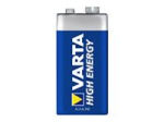 Varta K&otilde;rge energia 9V Standardakud (2 tk)