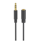 Goobay Kuuldepea ja audio AUX pikenduskaabel; 3,5 mm; 3-pin; slim 97122